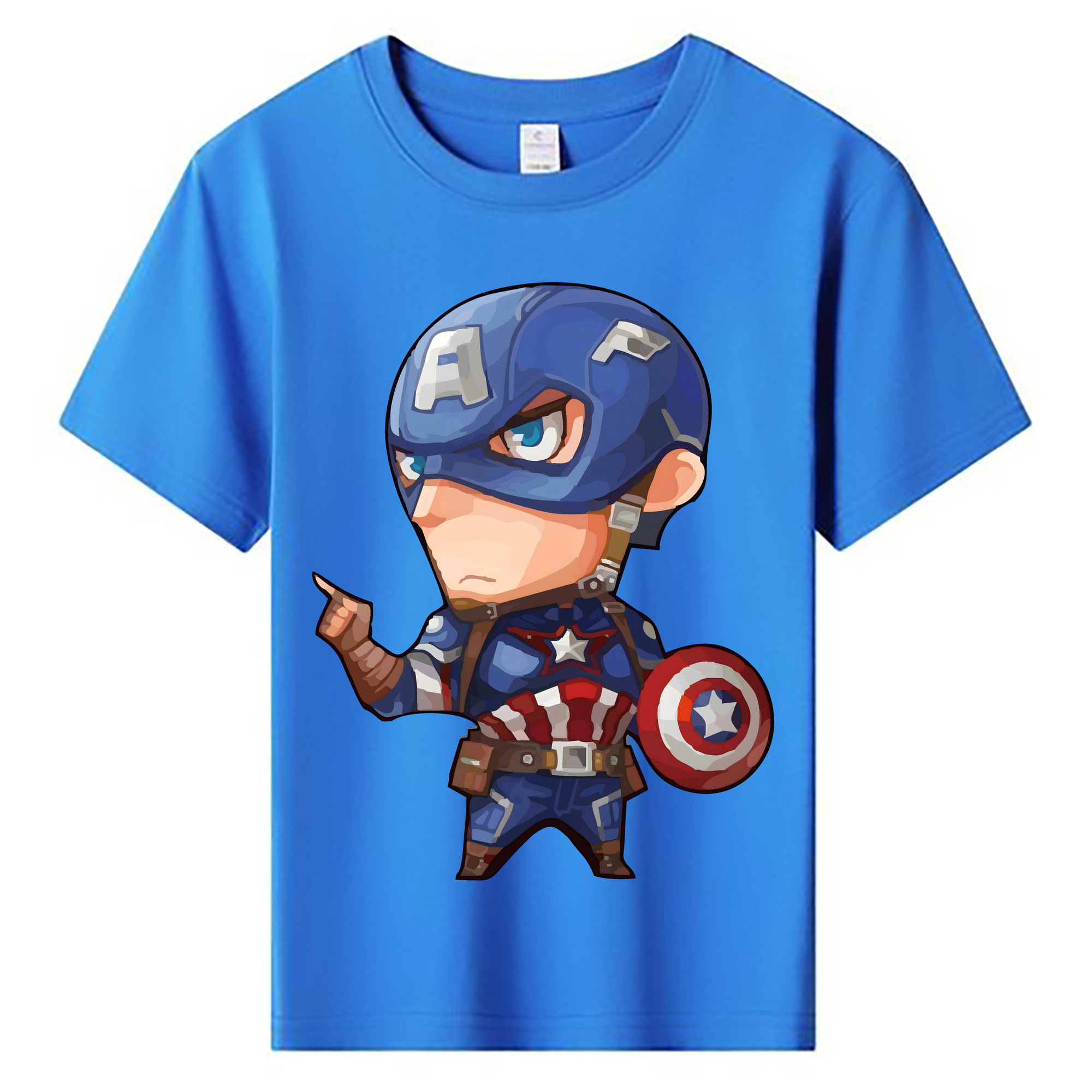 （画像用） アベンジャーズ The Avengers 綿100％キッズTシャツ（フロントプリント）